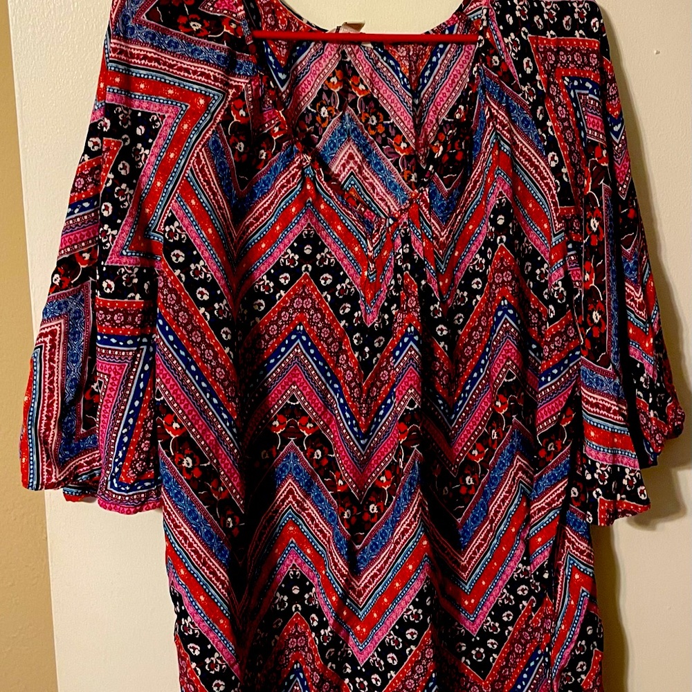 Multiple color blouse